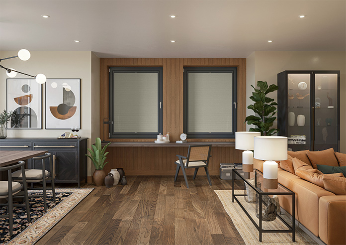 Strokes (Blackout), Gainsboro - Perfect Fit Blind - Image 11